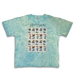 90’s Xtreme Sports Postmark America USA Mens Skate Bike Tshirt Blue XL